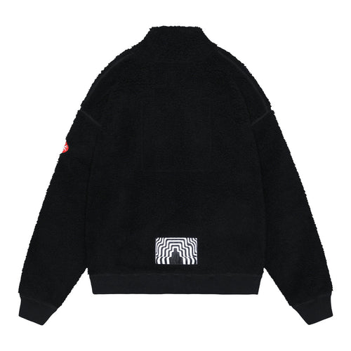 Cav Empt C.E HEAVY WOOL BOA HALF ZIP